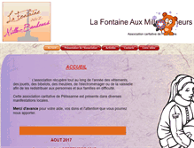 Tablet Screenshot of fontainemillebonheurs.com